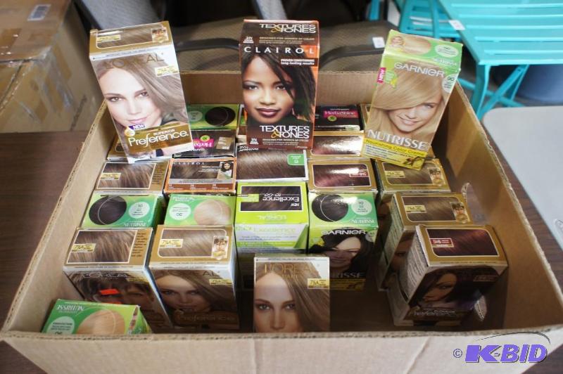 lot 75 image: Hair Dye Various Brands and Color C...
