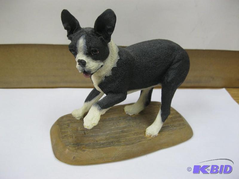 Small Living Stone Dog Figure...
