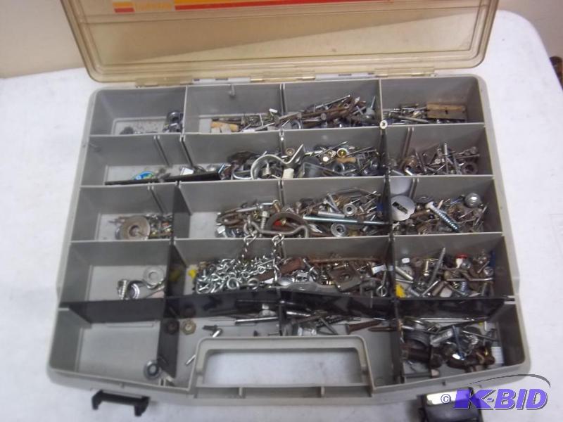 Tackle Box With Nails And Screws - ...