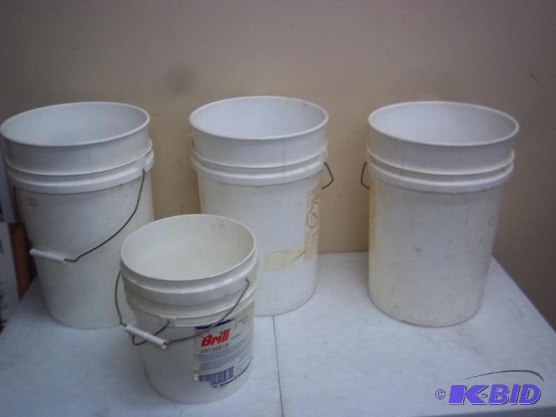 Lot Of Buckets And Pails...