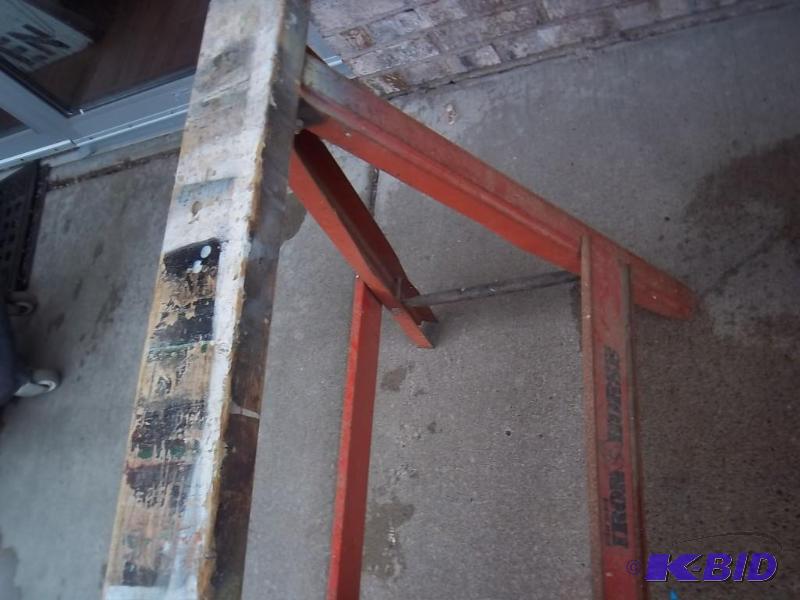 Pair Of Hirsh Iron Horse Sawhorses 