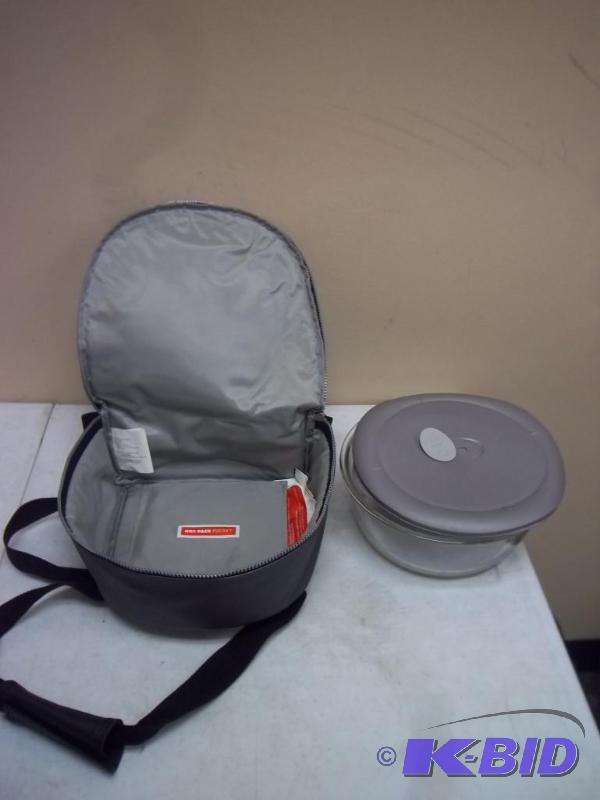 Pyrex Bowl With Lid And Heated Carr...