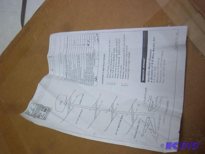 Metal Rack, Unassembled In The Box...