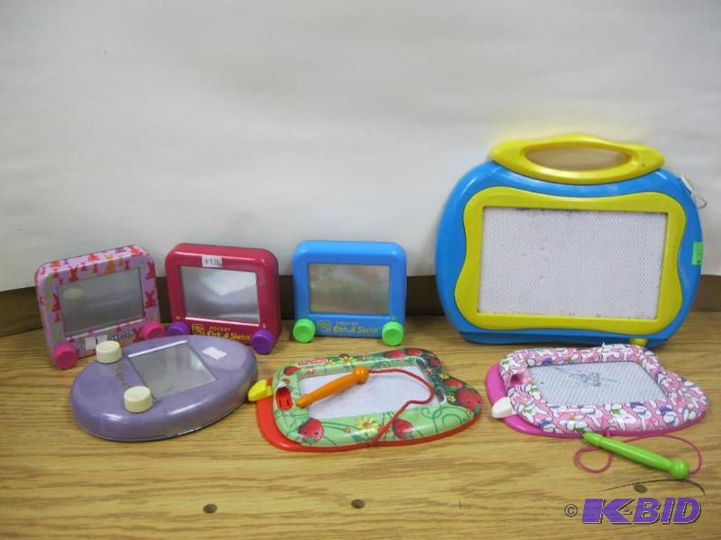 Lot Of Etch Toys...