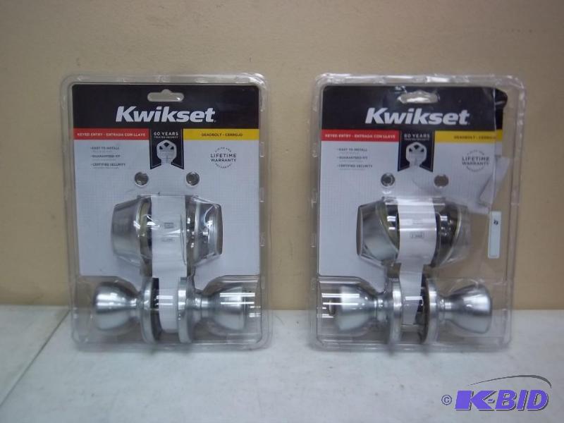 Two Set Of Door Handles And Locks -...