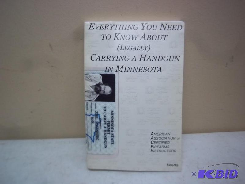 Minnesota Handgun Book...