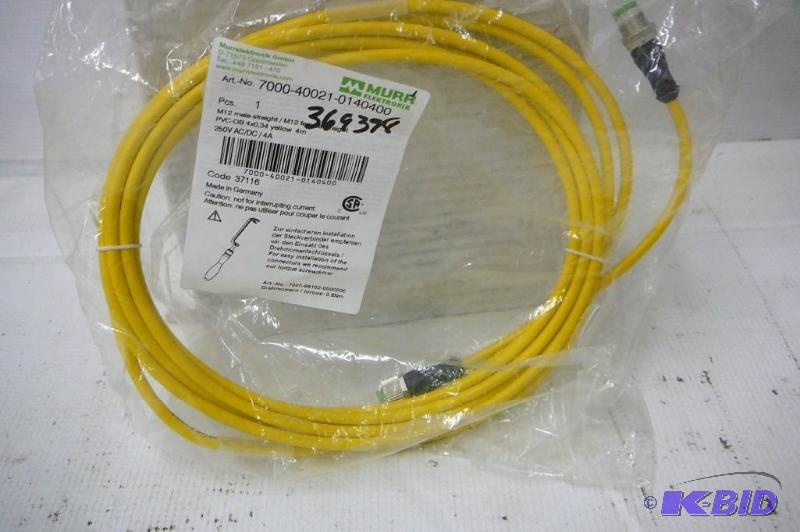 lot 125 image: Murr cable 7000-40021-0140400 NEW...