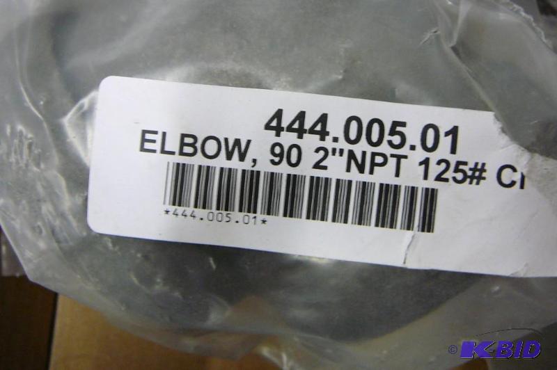 lot 196 image: Pipe fittings elbow 90 degree x 2&q...