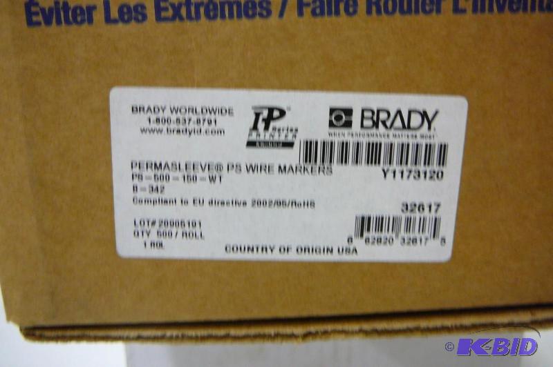 lot 2 image: Brady&nbspPerma&nbspsleeve wire m...