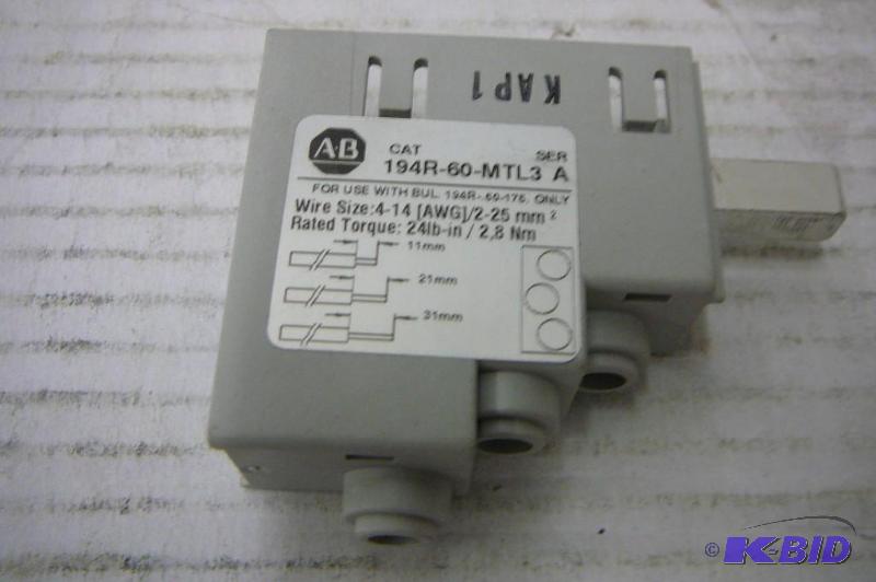 lot 52 image: A-B 194 R - 60 - MTLC wire multi ta...