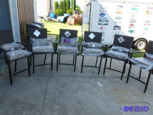 lot 7 image: Grand resort 6 piece high dining ch...