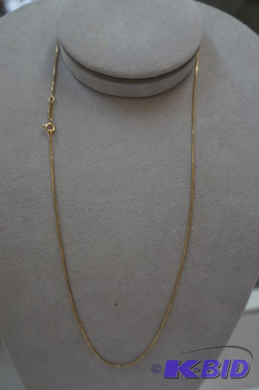 14 Karat Gold 20 Box Chain 2.6 Grams