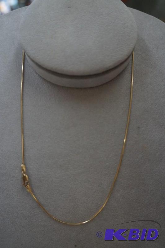 14 Karat Gold 16 Snake Chain 2.5 Grams