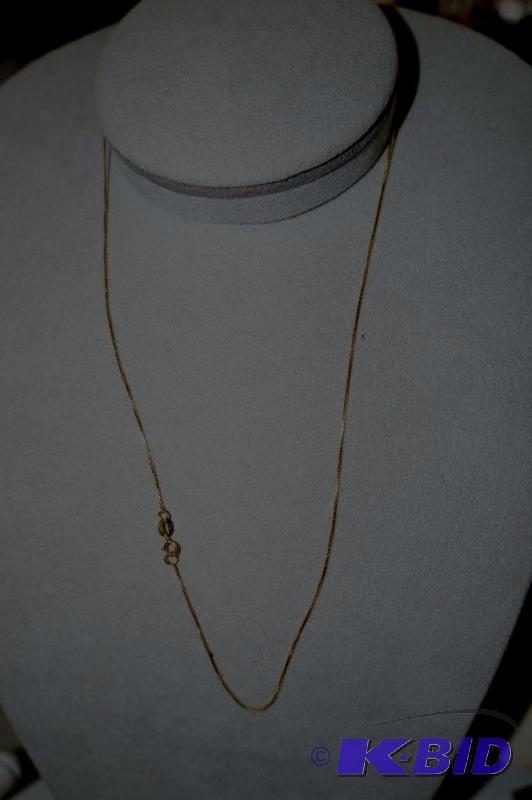 14 Karat Light Box 18 Chain 1.0 Grams
