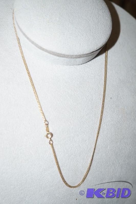 14 Karat Cable Chain 16 2.3 Grams