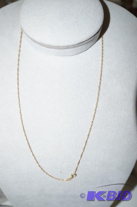 14 Karat Gold Singapore Chain 18 1.1 Grams