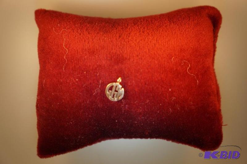 14 Karat Monogram Charm 0.4 Grams