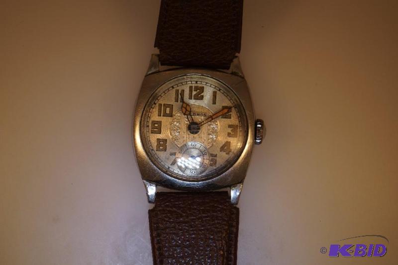 Vintage Gelbros Mens Wrist Watch