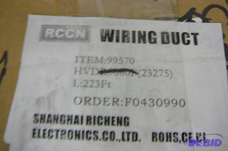 RCCW wiring Duct...