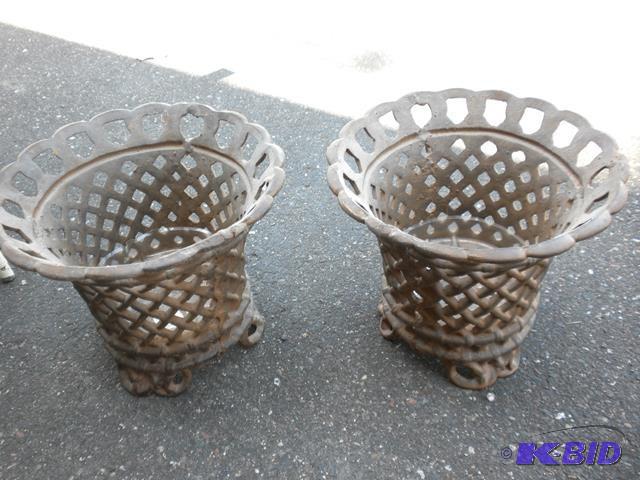 Cast Iron Flower Pots