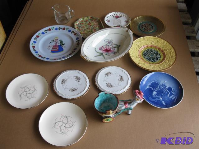 lot 13 image: Collection of plates, some with rel...