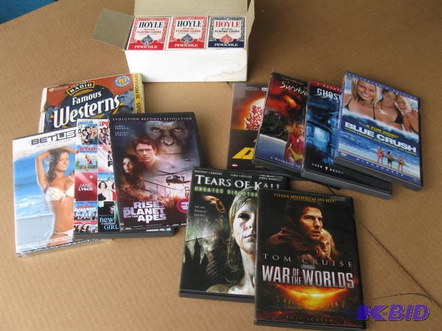 lot 25 image: Lot of Misc DVDs including Famous ...