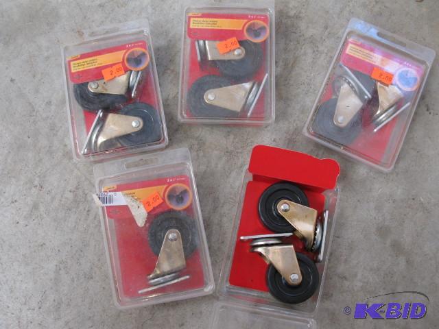 lot 7 image: light duty casters, qty 9, never us...