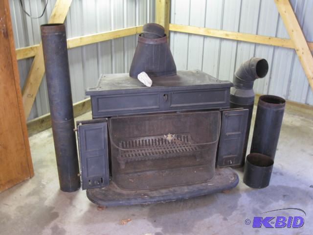 lot 8 image: Woodburning fireplace and ductwork,...
