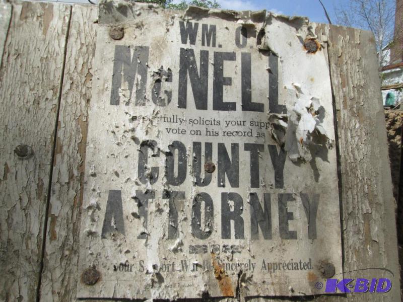 Historic W M McNell County Attorney...