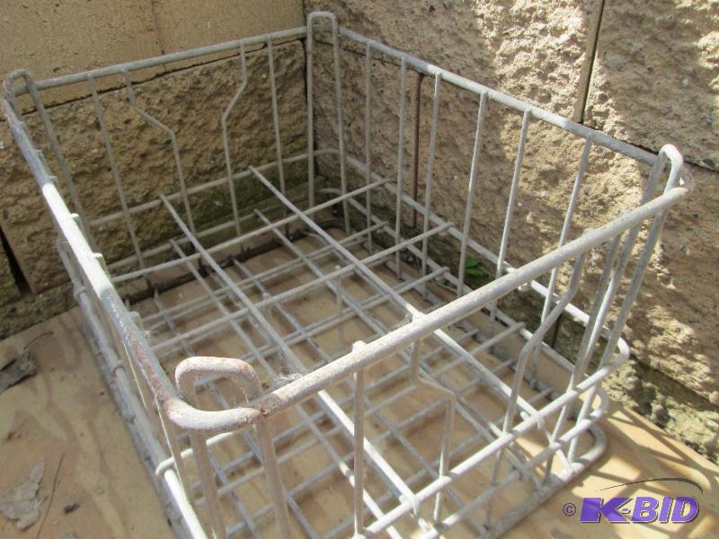 Collector metal milk crate 1s...