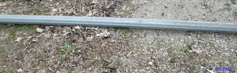 Heavy old rain down spout, straight...