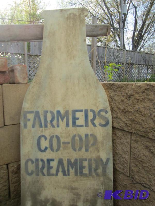 Farmers co-op creamery milk bottle ...