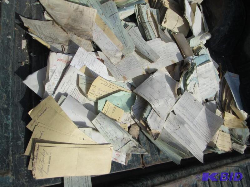 Lot of old checks from various busi...