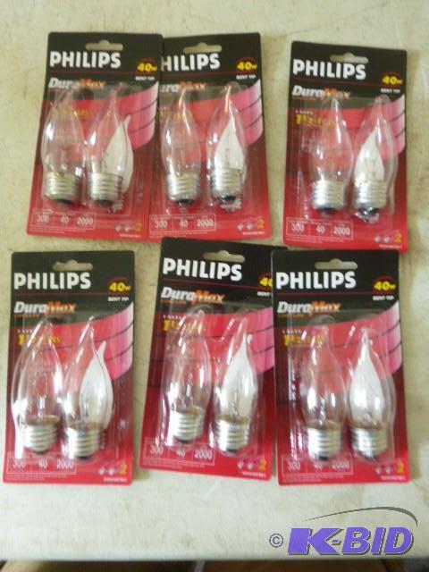 6 Packs of 2 Philips Duramax 40 Wat...