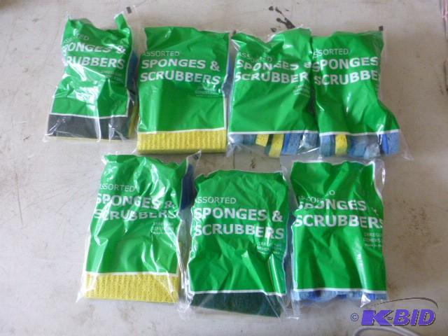 7 Packs of Sponges $ Scrubbers...