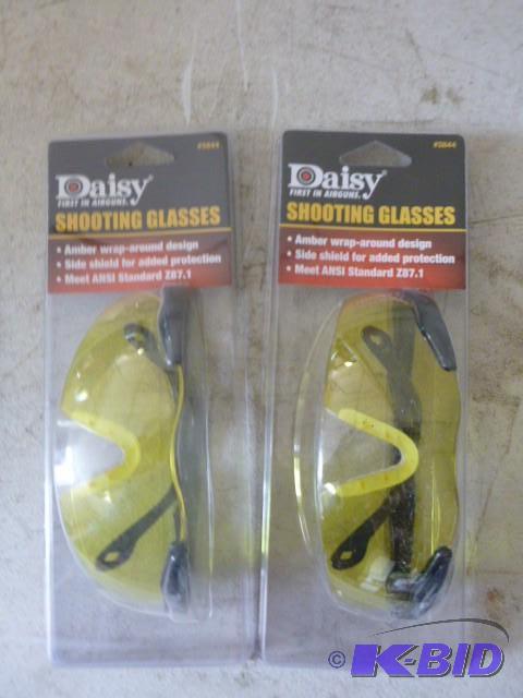 2 Daisy Shooting Glasses Amber wrap...