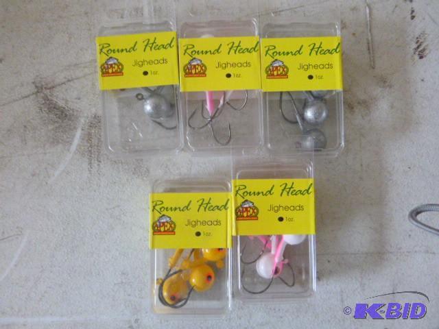 5 Packs Apex Round Head Jigheads 1 ...