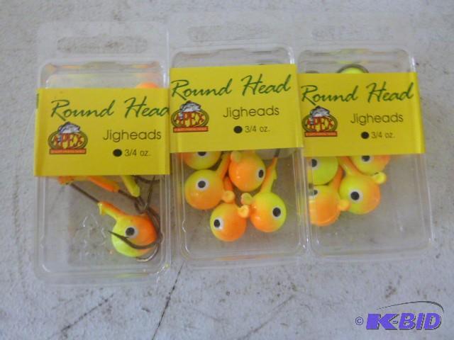 3 Packs Apex Round Head&nbspJighea...