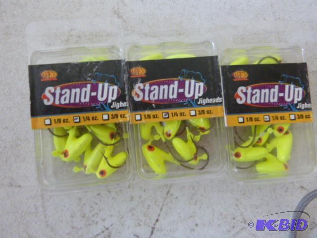 3 Packs of Stand-Up Jigheads 14 ou...