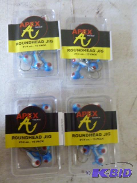 4 Packs of Apes Roundhead Jigs 14 ...