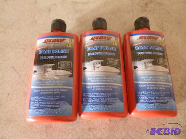 3 Bottles of Seasense Boat Polish...
