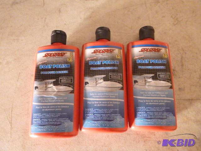 3 Bottles of Seasense Boat Polish...