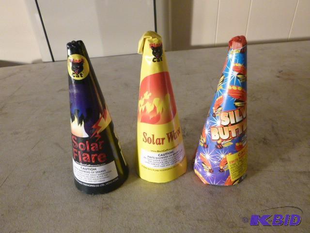 3 Cone Fountain Fireworks...