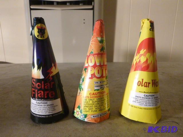 3 Cone Fountain Fireworks...
