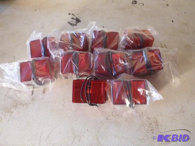 10 Red Trailer Lights DOT AP2PC99...