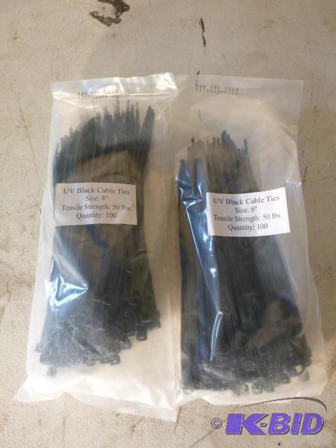 2 Packs of Cable Ties Approximately...