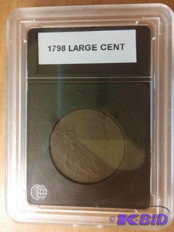lot 1 image: 1798 LARGE CENT...