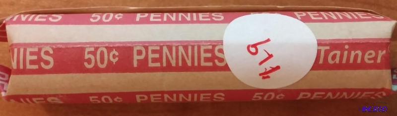 lot 119 image: ROLL OF WHEAT PENNIES DATES VARY FR...