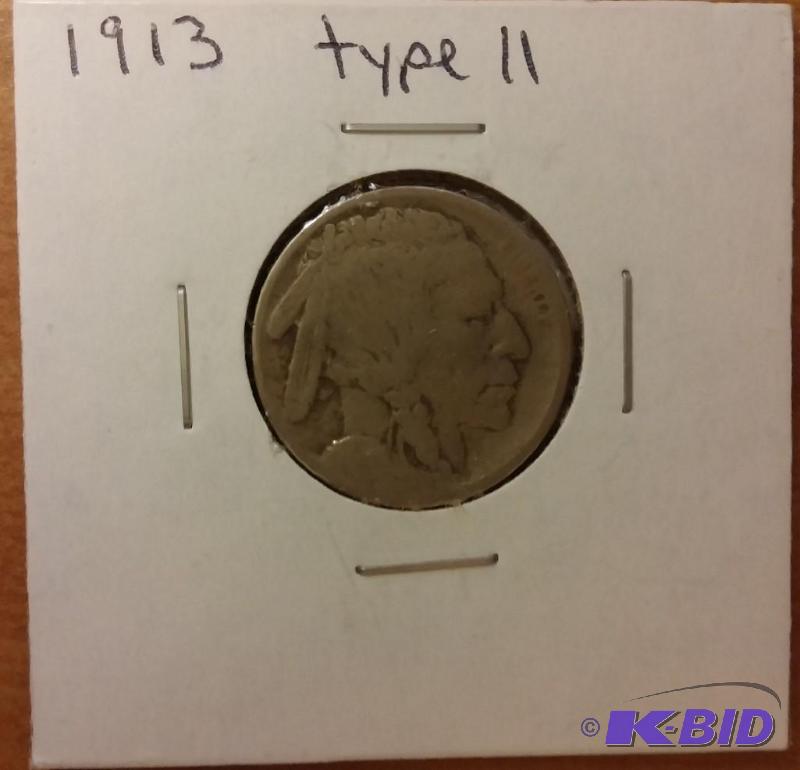 lot 30 image: 1913 TYPE 2 INDIAN HEAD NICKEL BUFF...
