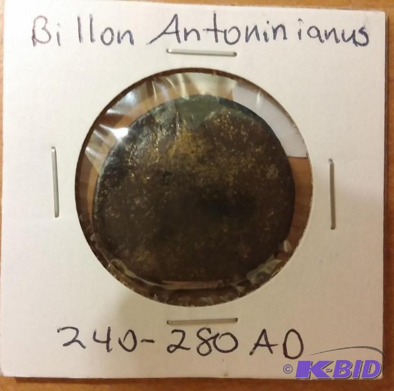 lot 71 image: ANCIENT ROMAN COIN BILLON ANTONINIA...